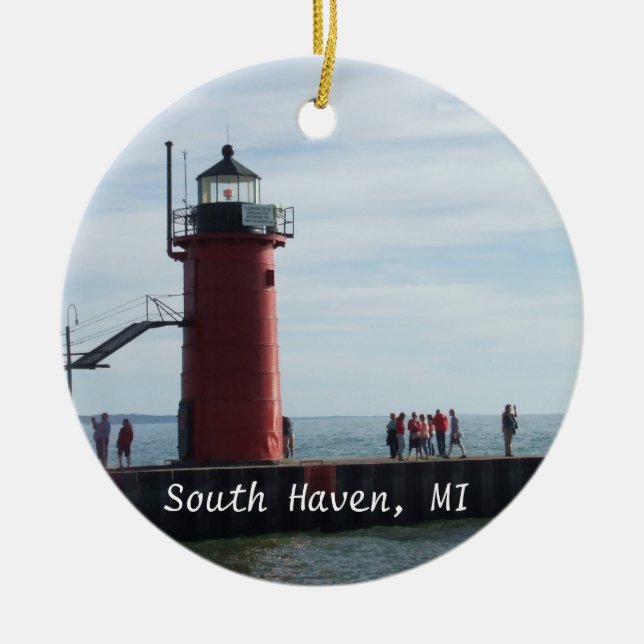 Ornement du sud de phare du Michigan d'asile (Devant)