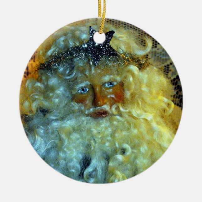 Ornement du visage de Père Noël (Devant)