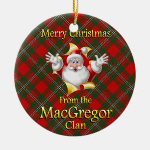 Ornement écossais de Noël de MacGregor de clan