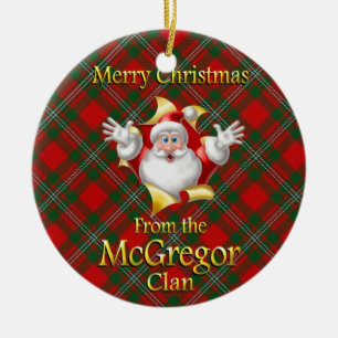 Ornement écossais de Noël de McGregor de clan