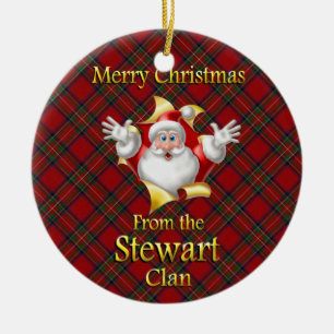 Ornement écossais de Noël de Stewart de clan