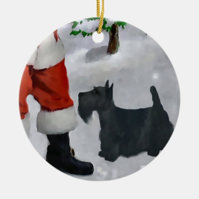 Ornement écossais de sapin de Noël (Devant)