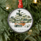 Elégant Aquarelle Arbre de Noël non photo