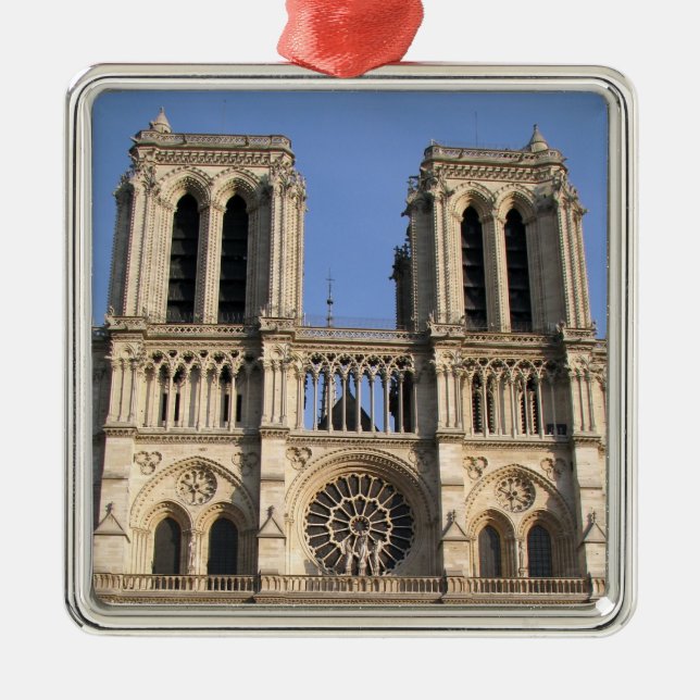 Ornement élégant avec Notre Dame de Paris (Devant)
