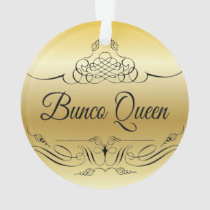 Ornement élégant de Bunco avec le gradient d'or