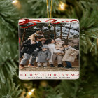 Elégante aquarelle Bow rouge Noël Deux photos