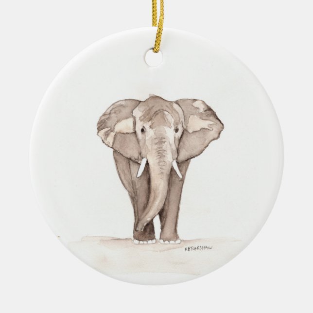 ornement éléphant (Devant)
