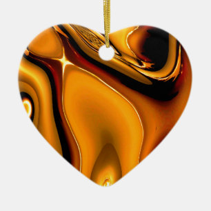 Ornement en bronze abstrait