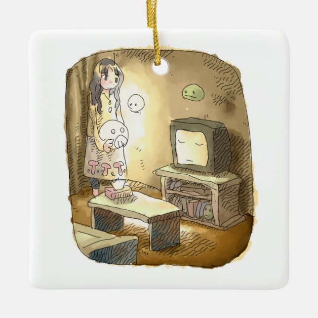 ORNEMENT EN CÉRAMIQUE さやなごじ (Devant)