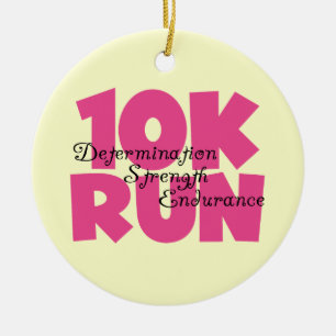 Ornement En Céramique 10K Run Sport Rose