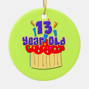 Ornement En Céramique 13 ans