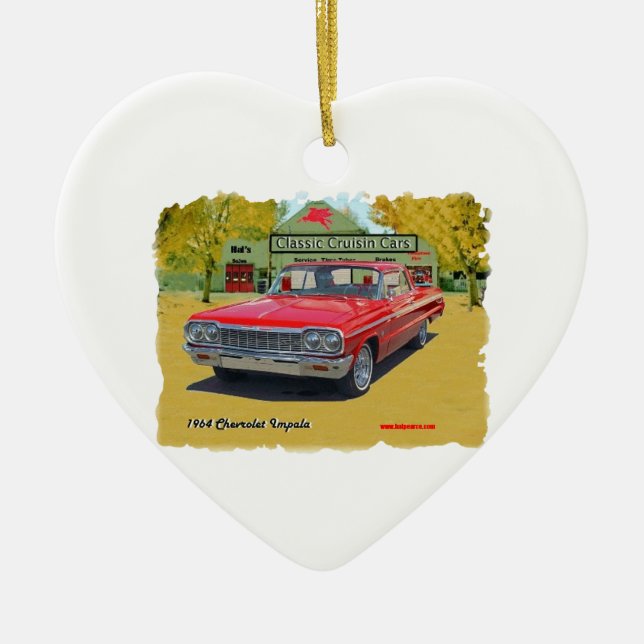 Ornement En Céramique 1964_Chevrolet_Impala (Devant)