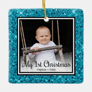 Ornement En Céramique 1er Noël du bébé