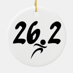 Ornement En Céramique 26,2 marathon
