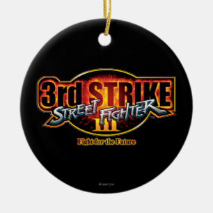 Ornement En Céramique 3ème logo de grève de Street Fighter III