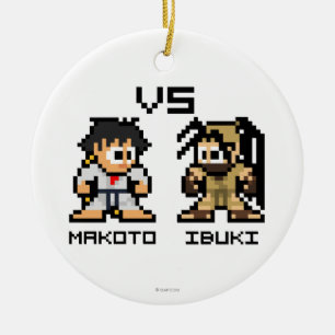 Ornement En Céramique 8bit Makoto CONTRE Ibuki