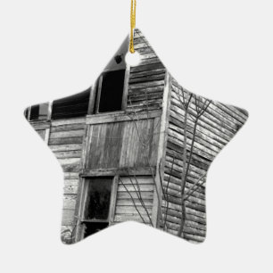 Ornement En Céramique Abandoned Two Story House