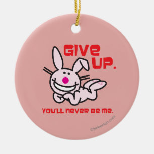 Ornement En Céramique Abandonnez