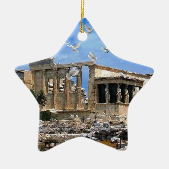Ornement En Céramique Acropole Erechtheum Athènes Grèce (Devant)