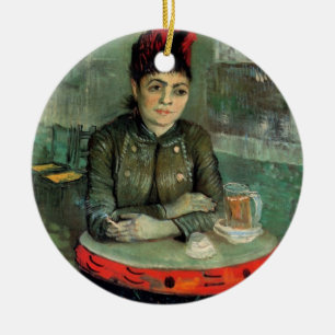 Ornement En Céramique Agostina Segatori, Café du Tambourin par Van Gogh