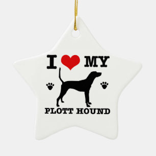 Ornement En Céramique Aimez mon chien de plott