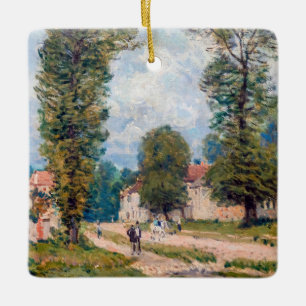 Ornement En Céramique Alfred Sisley - Le chemin Versailles