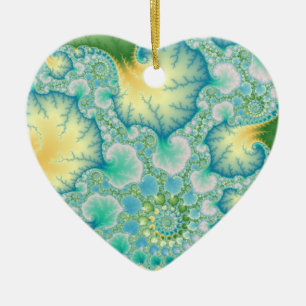 Ornement En Céramique Algues - fractale