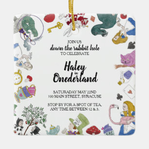Ornement En Céramique Alice Au Pays Des Merveilles Organisation D'Invita
