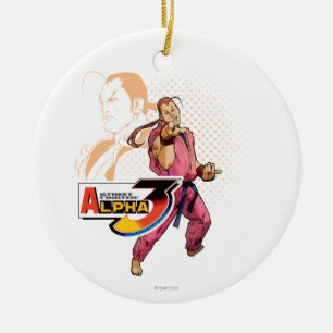 Ornement En Céramique Alpha 3 Dan de Street Fighter
