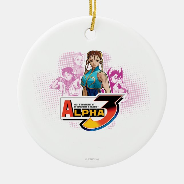 Ornement En Céramique Alpha 3 Femme Fatale de Street Fighter (Devant)