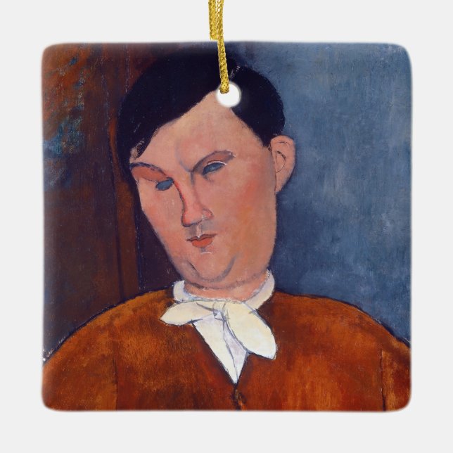 Ornement En Céramique Amedeo Modigliani - Monsieur Deleu (Devant)