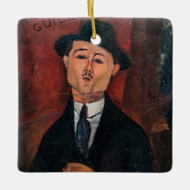 Ornement En Céramique Amedeo Modigliani - Paul Guillaume, Novo Pilota (Devant)