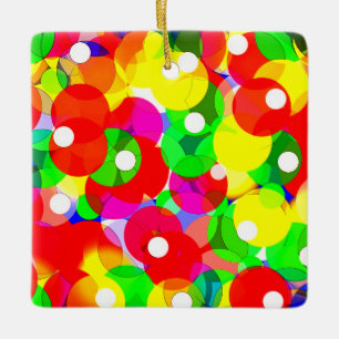 Ornement En Céramique Amusement festif bulle art