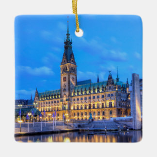 Ornement En Céramique Ancien hôtel de ville de Rathausmarkt à Hambourg, 