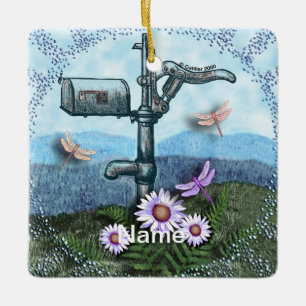 Ornement En Céramique Ancienne messagerie