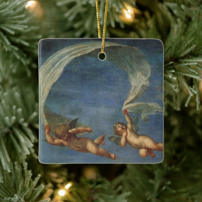 Ornement En Céramique Angels Détail d'Adonis Dirigé par des Cupidons par (Arbre)