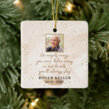 Ange's Wings Photo Carré Ornament