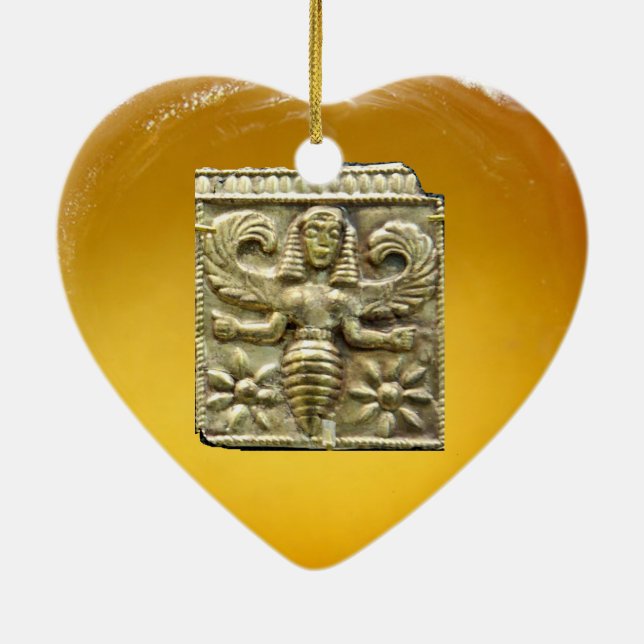 ORNEMENT EN CÉRAMIQUE ANTIQUE GRECQUE HONEY BEE GODDESS (Dos)