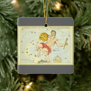 Ornement En Céramique Aquarius, Constellation Vintage, miroir d'Urania