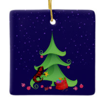 Arbre de Noël Whimsical Iguana Oh