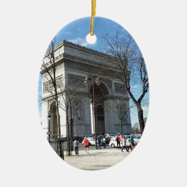 Ornement En Céramique Arc de Triomphe, Paris, France (Devant)