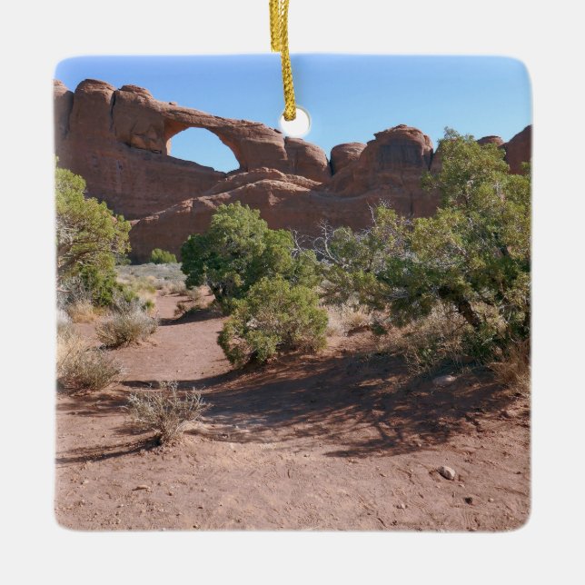 Ornement En Céramique Arche Skyline au Parc national des Arches (Devant)
