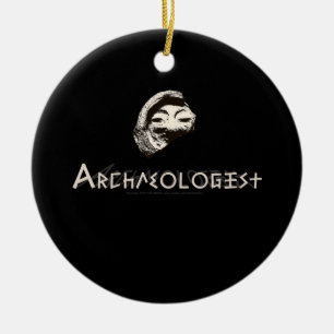 Ornement En Céramique Archéologue dans les lettres grecques primitives