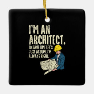 Ornement En Céramique Architect - I'm