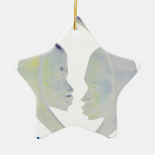 Ornement En Céramique Architecture africaine Hakuna Matata