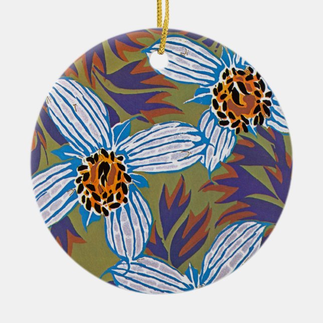 Ornement En Céramique Art Déco 7 de Seguy à Emporio Moffa (Devant)