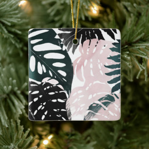 Ornement En Céramique Articules de palmiers paradisiaques