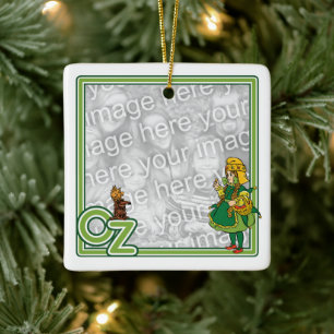 Ornement En Céramique Assistant vintage d'Oz ; Dorothy et Toto