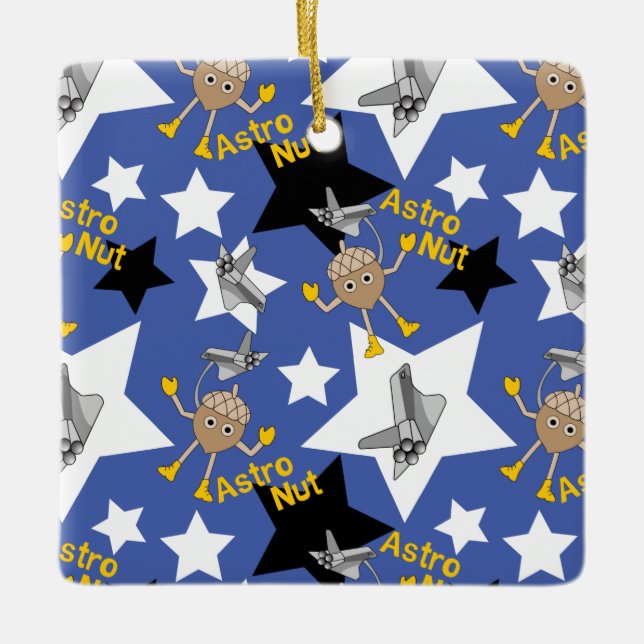 Ornement En Céramique Astro Nut Stars (Devant)
