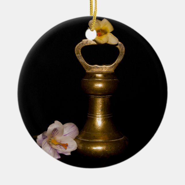 Ornement En Céramique Attraction florale (Devant)